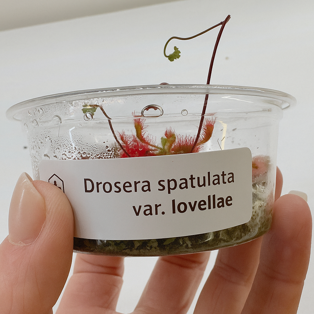 Drosera spatulata var. lovellae (Sundew) – 1 Plant in Grow Cup