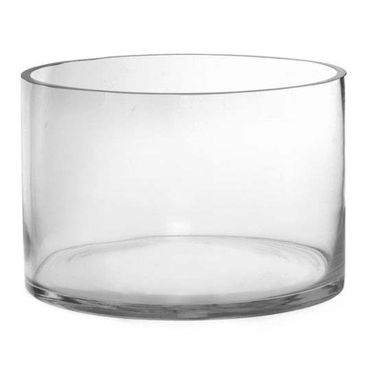 Glass Float Bowl Cylinder Extra Large Clear - 14L