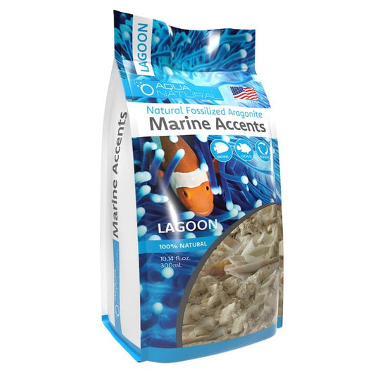 Marine Accents Lagoon - Fossilised Aragonite - 300ml  Jar
