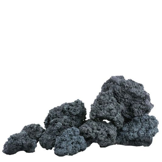 Black Lava Aquascaping Rocks - 3kg Retail Bag